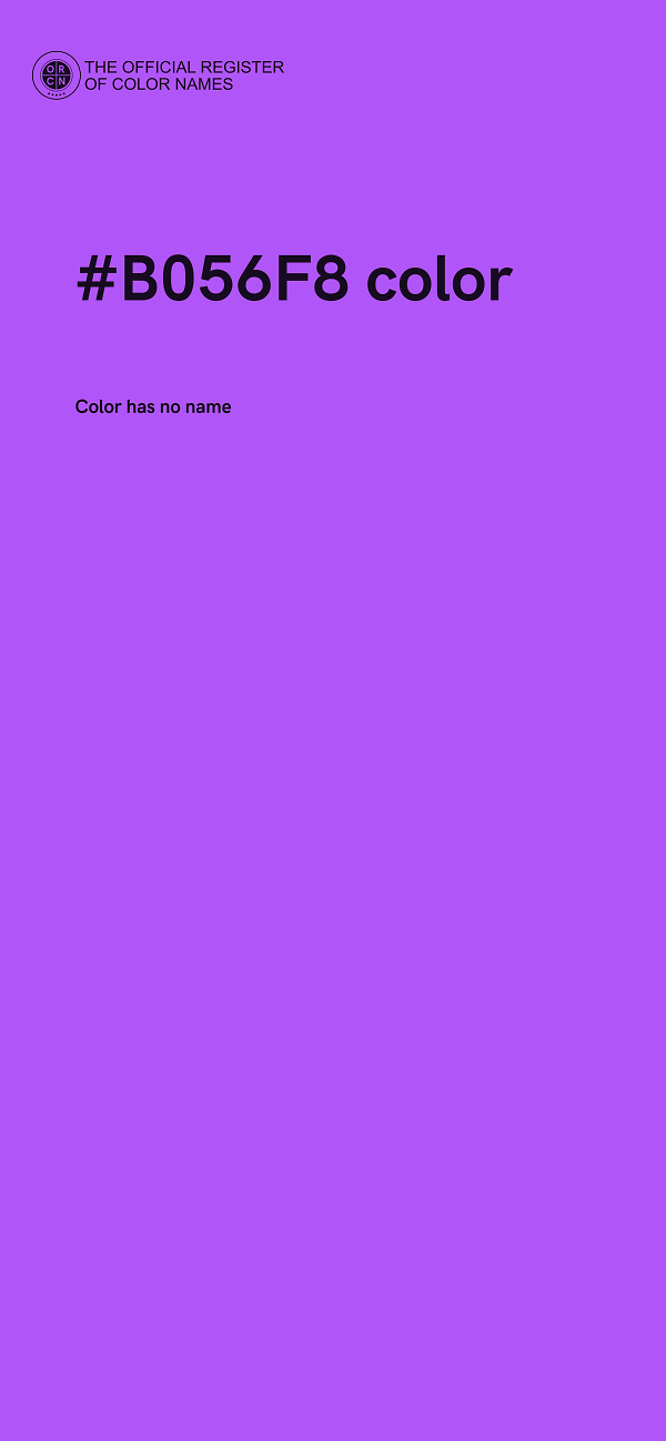 #B056F8 color image