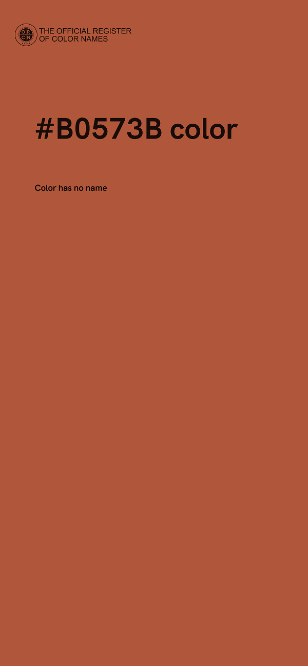 #B0573B color image
