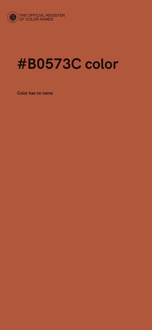 #B0573C color image