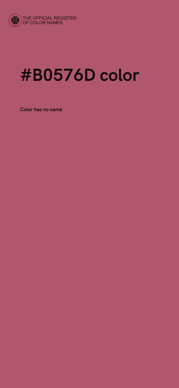 #B0576D color image