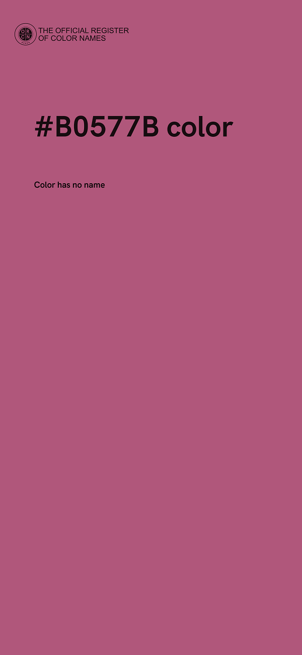 #B0577B color image