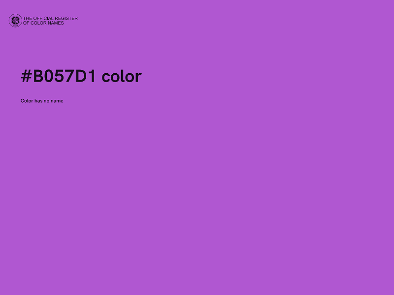 #B057D1 color image