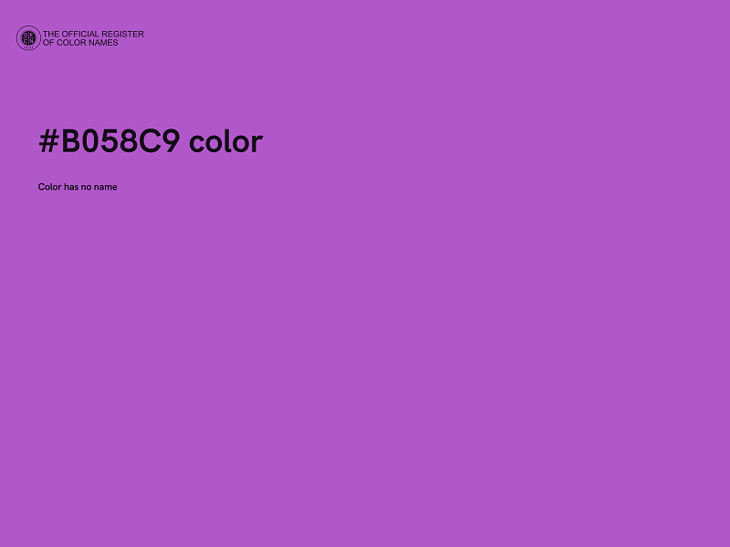 #B058C9 color image
