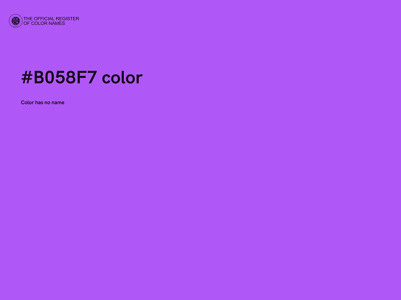 #B058F7 color image