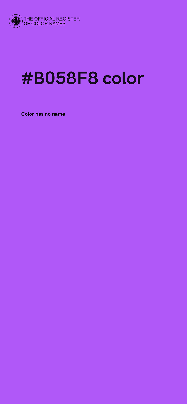 #B058F8 color image