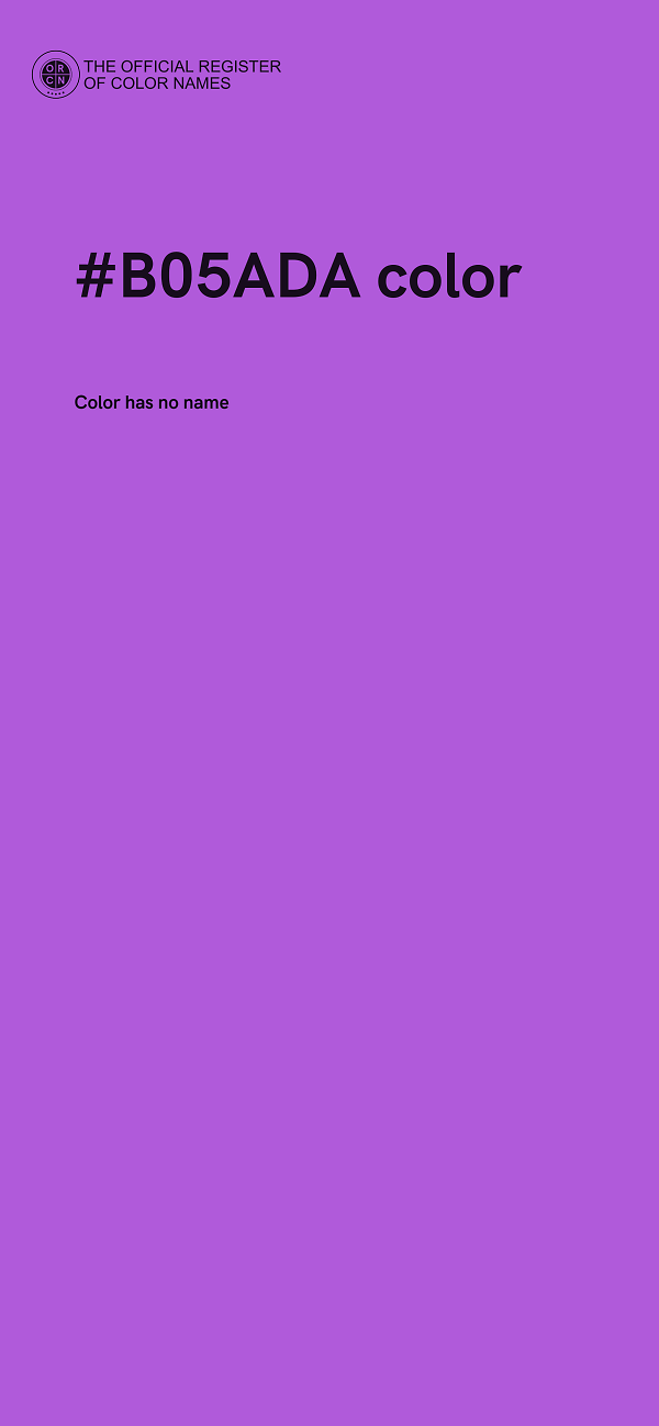 #B05ADA color image