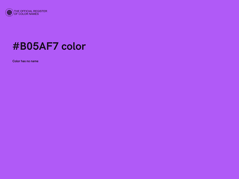 #B05AF7 color image