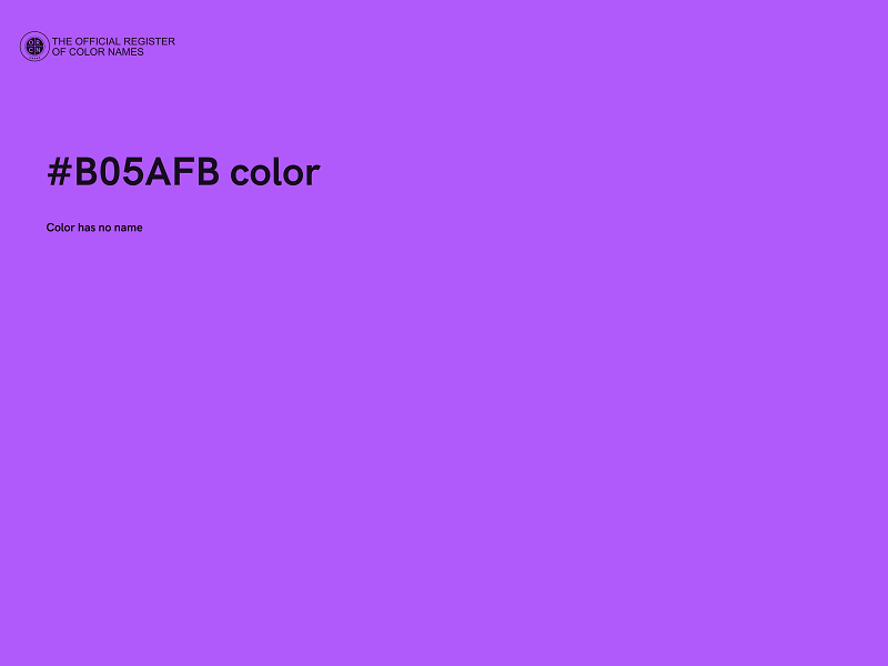 #B05AFB color image