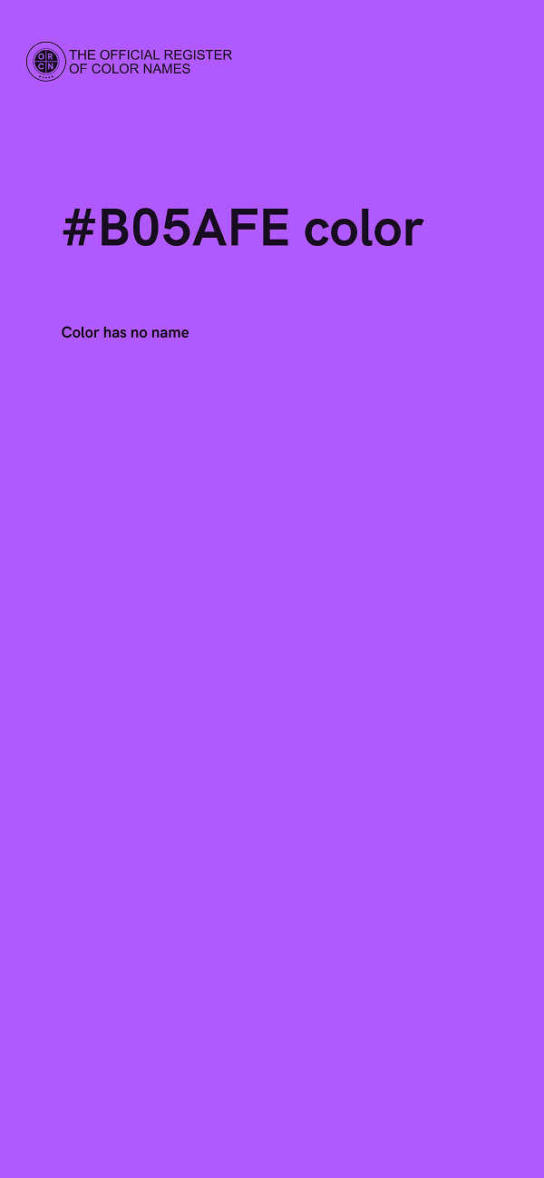 #B05AFE color image