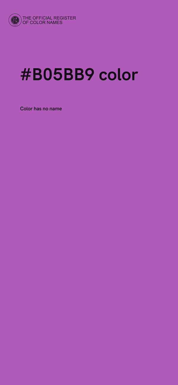 #B05BB9 color image