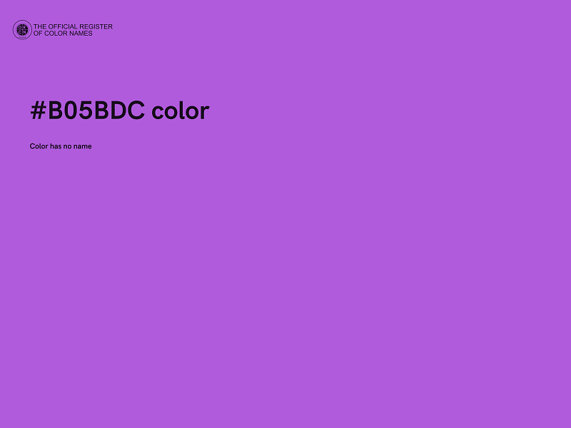 #B05BDC color image