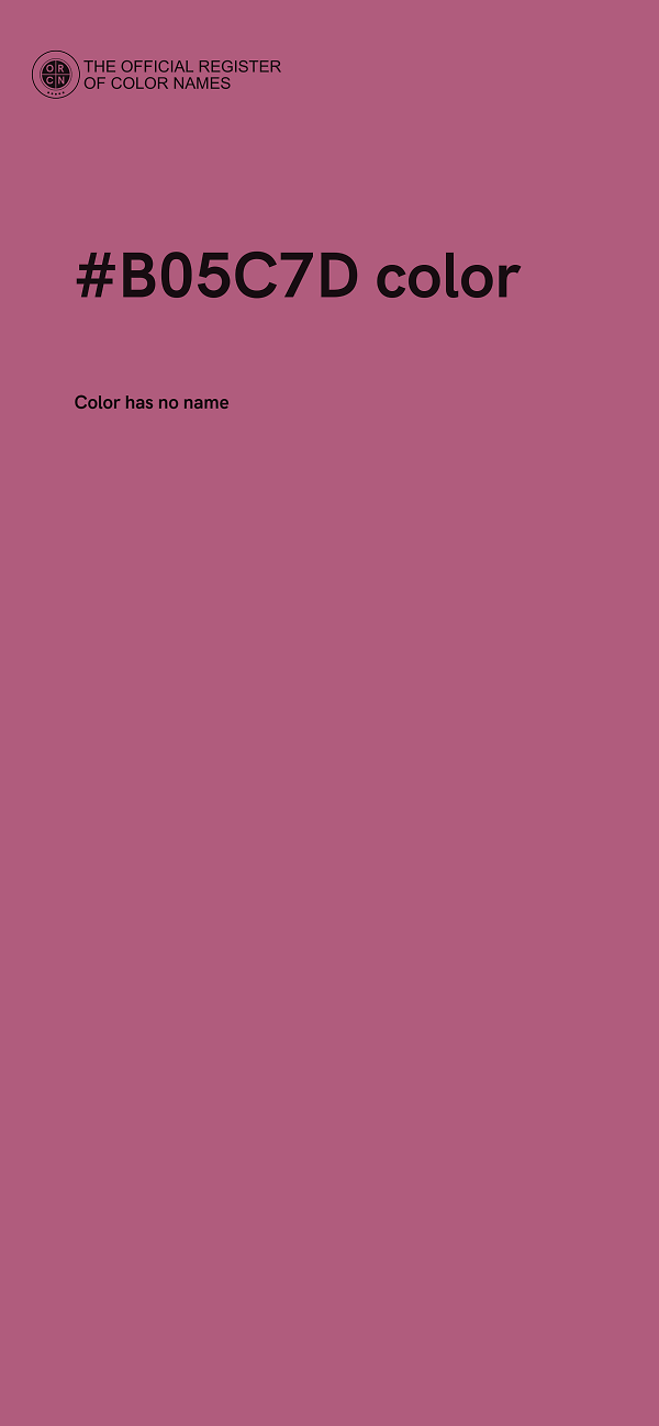 #B05C7D color image