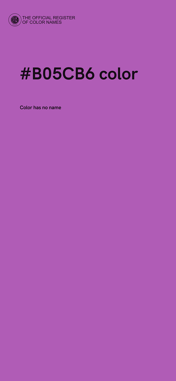 #B05CB6 color image