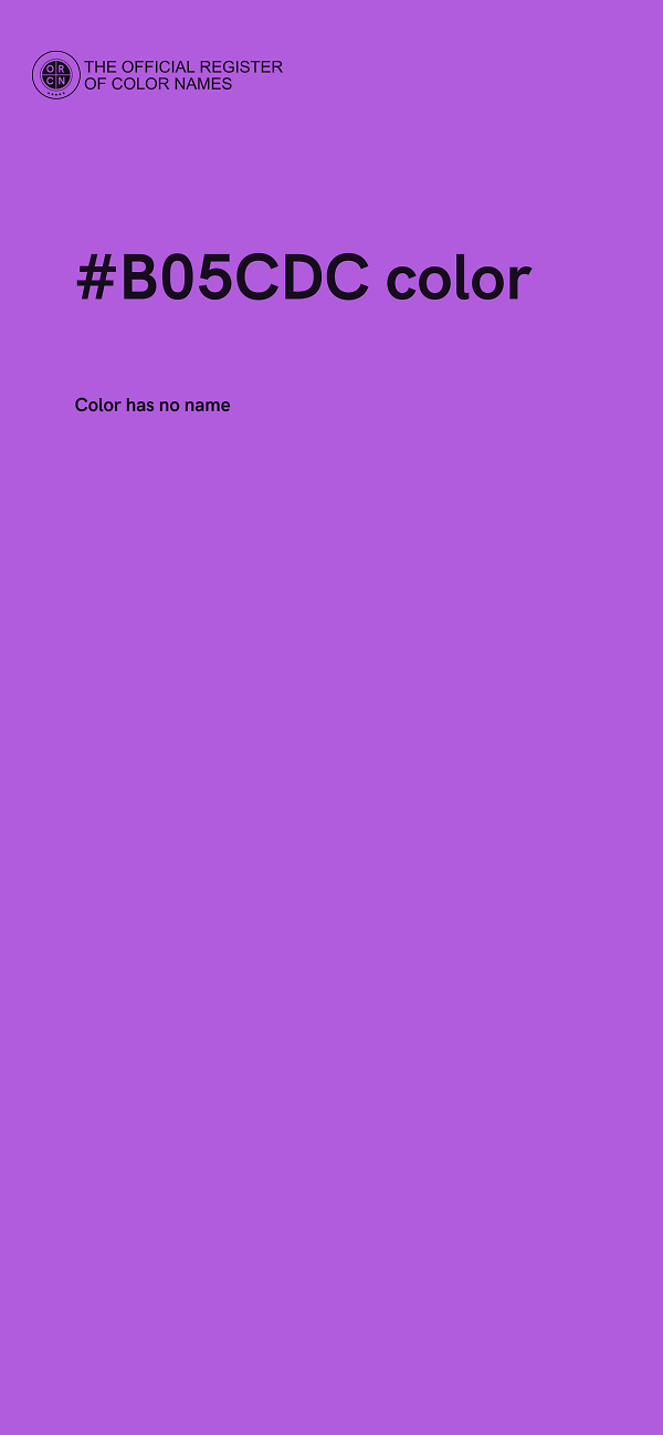 #B05CDC color image