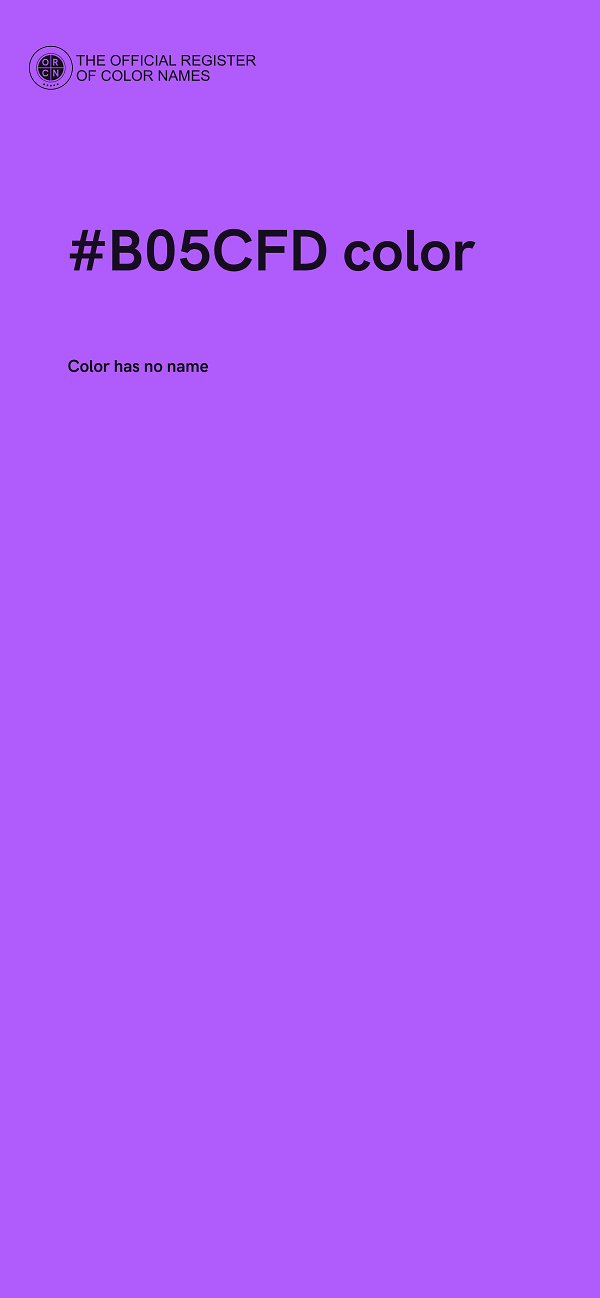 #B05CFD color image