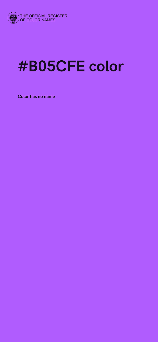 #B05CFE color image