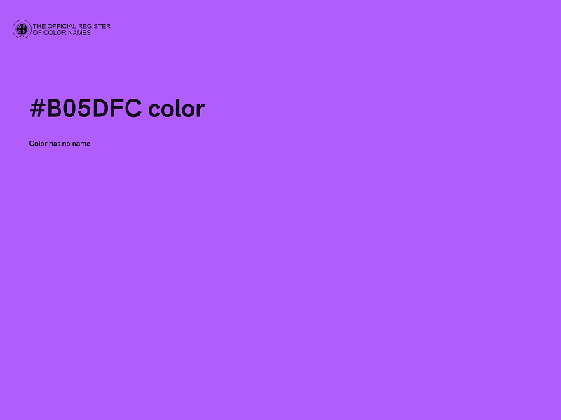 #B05DFC color image