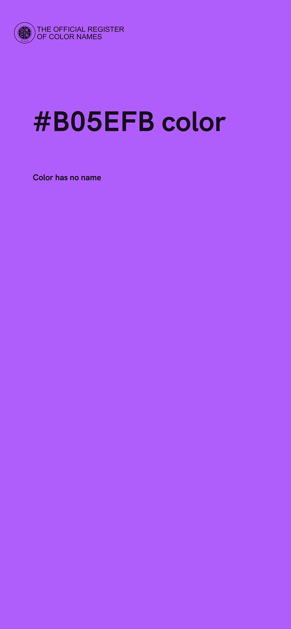 #B05EFB color image
