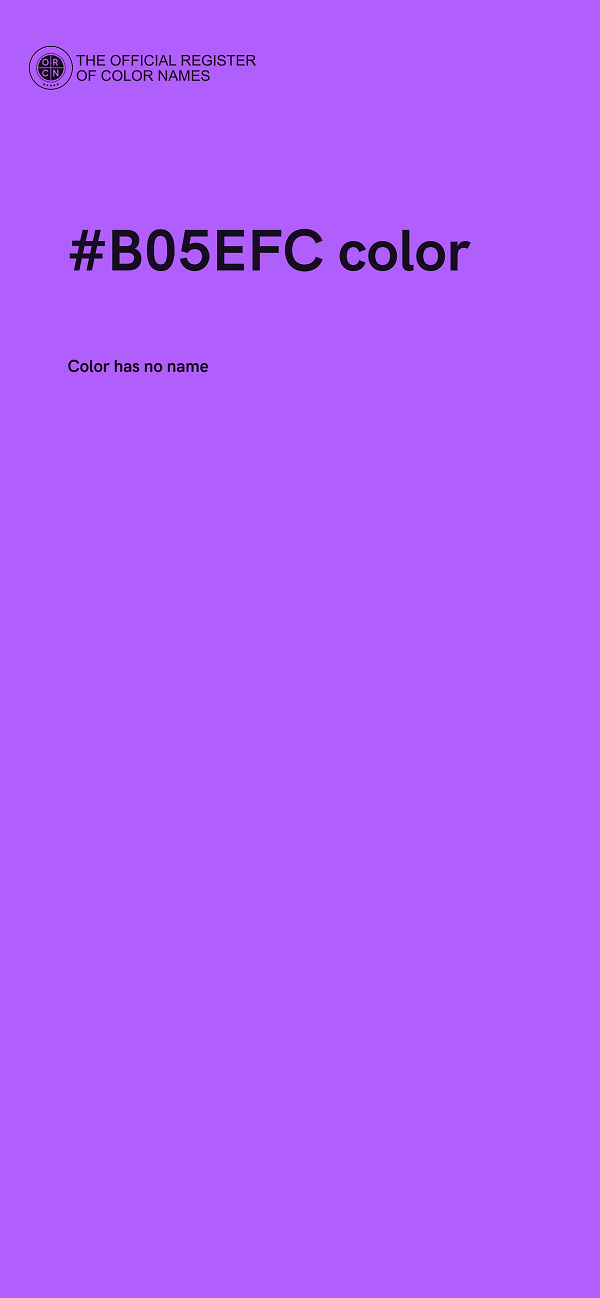 #B05EFC color image