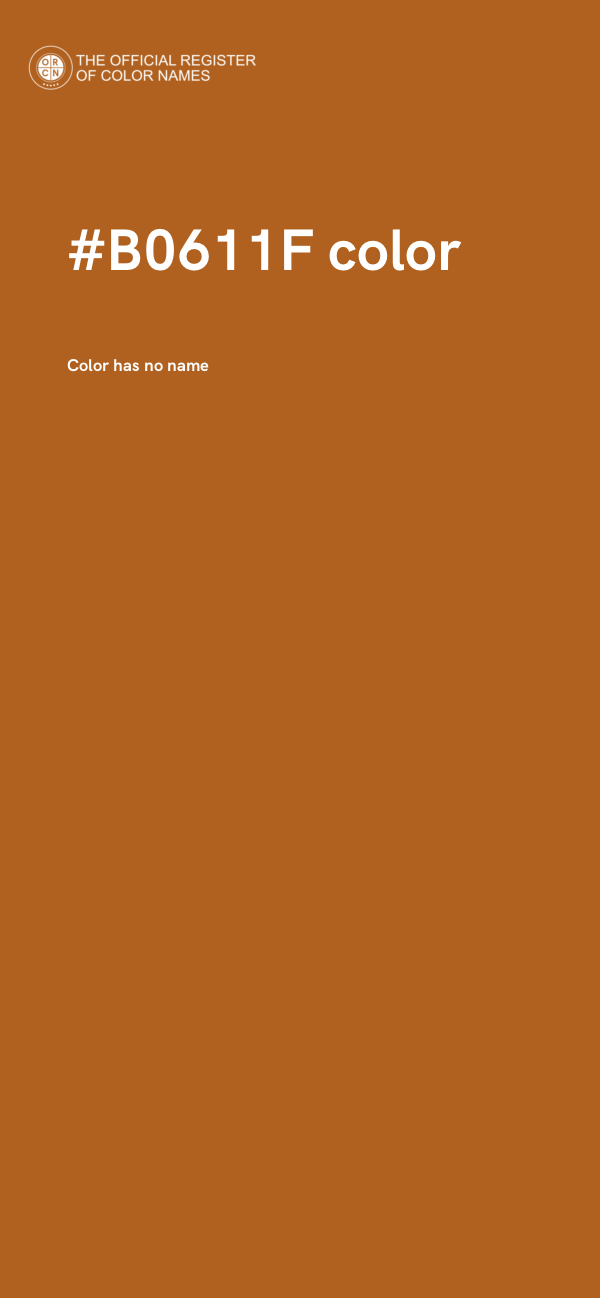 #B0611F color image