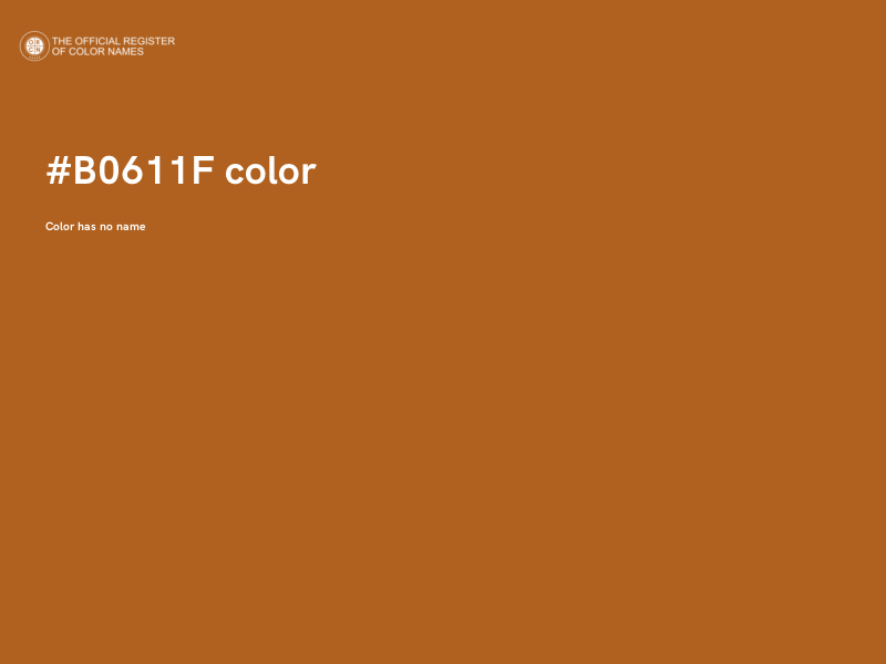 #B0611F color image