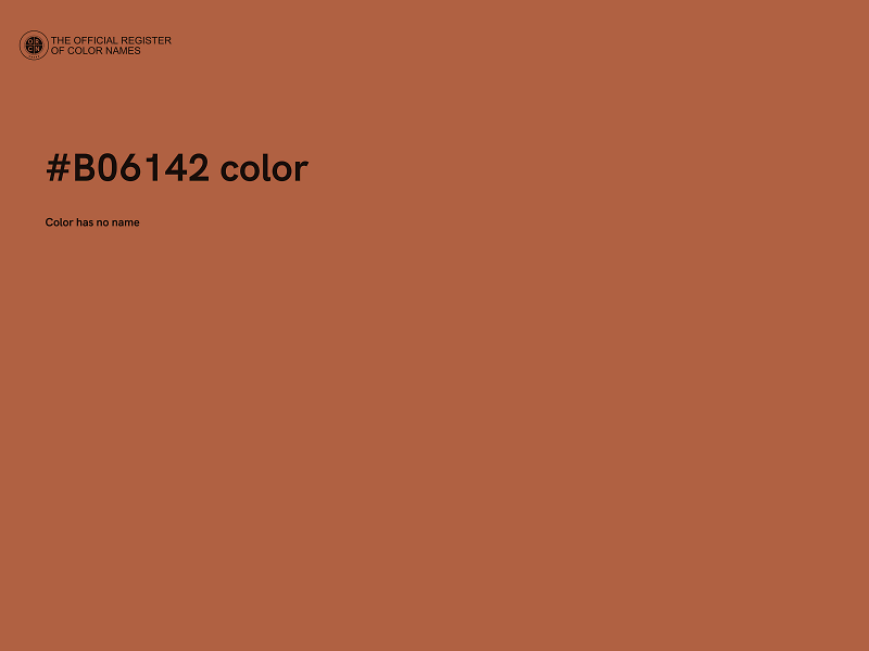 #B06142 color image