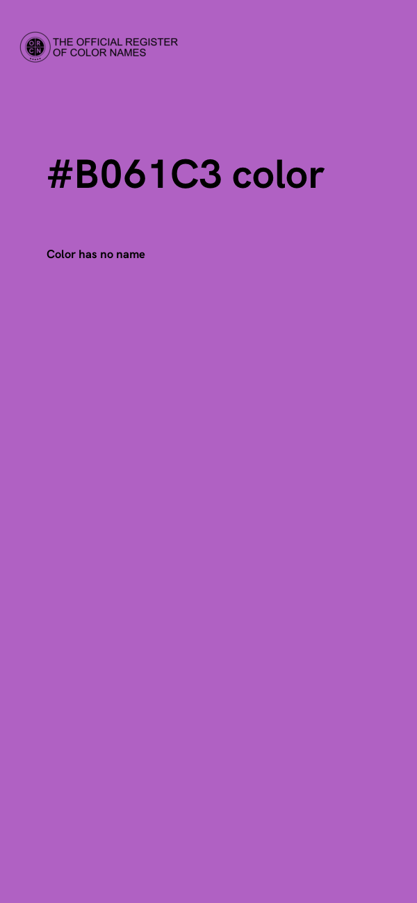 #B061C3 color image