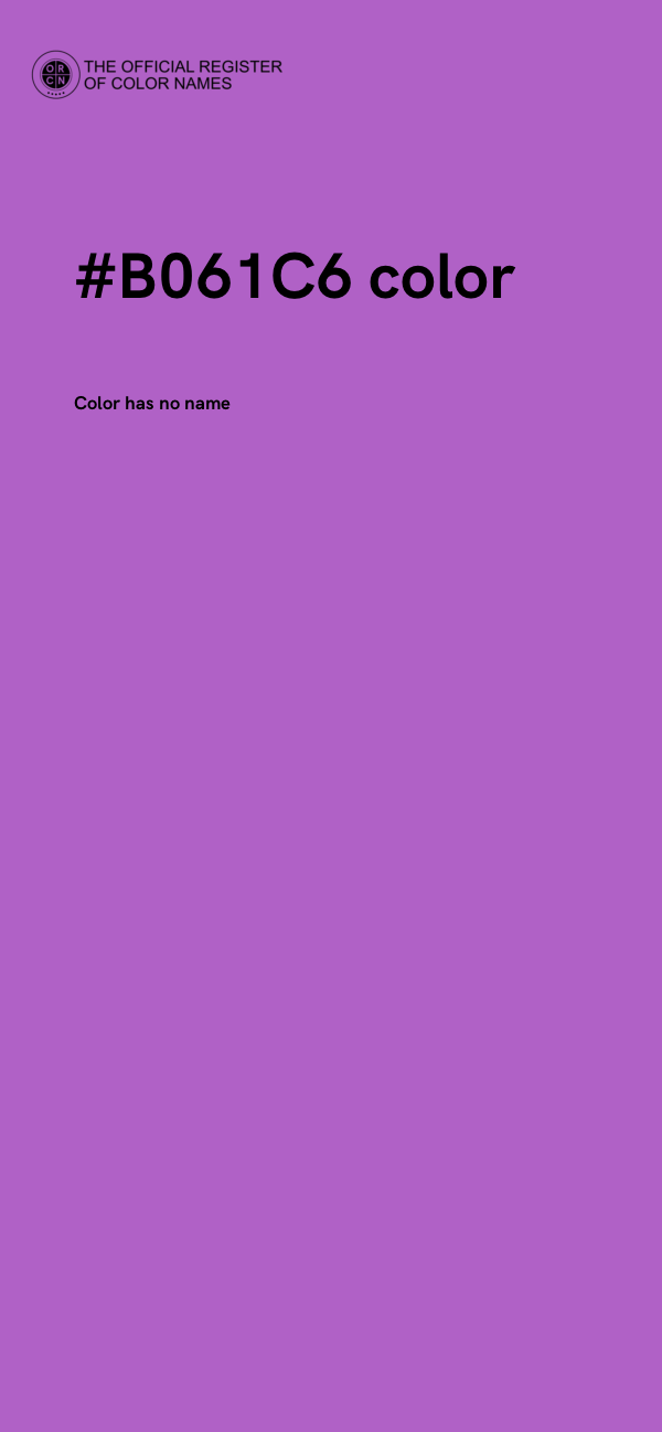 #B061C6 color image