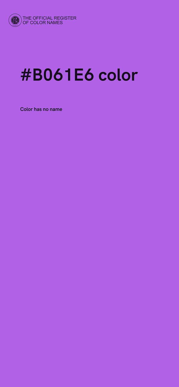 #B061E6 color image