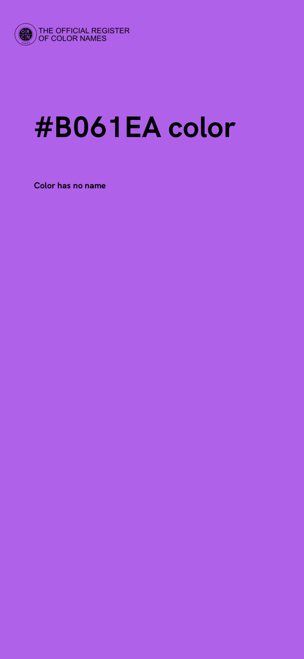 #B061EA color image