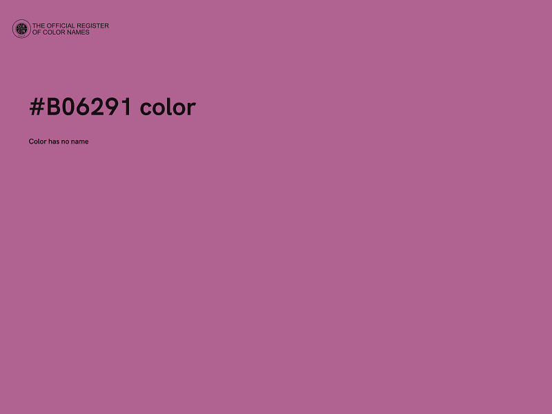 #B06291 color image