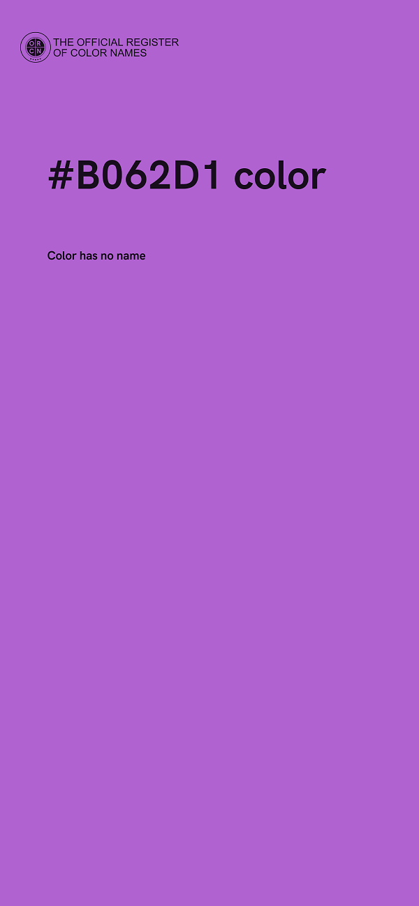 #B062D1 color image