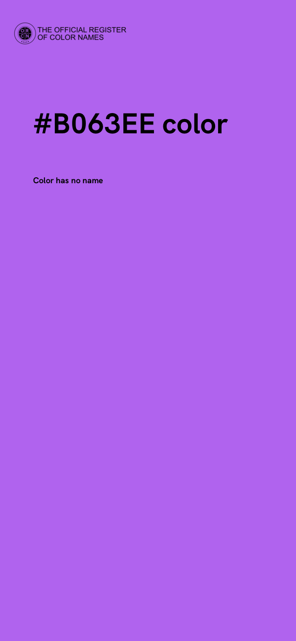 #B063EE color image