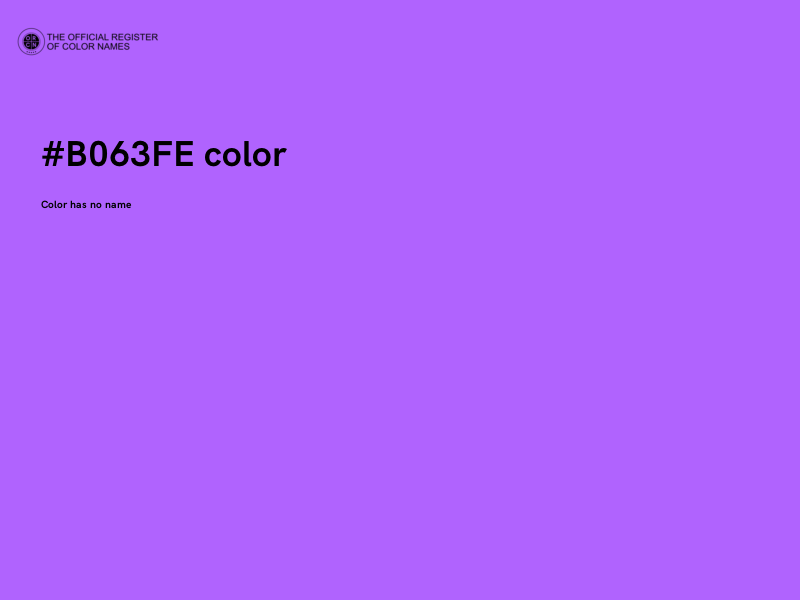 #B063FE color image