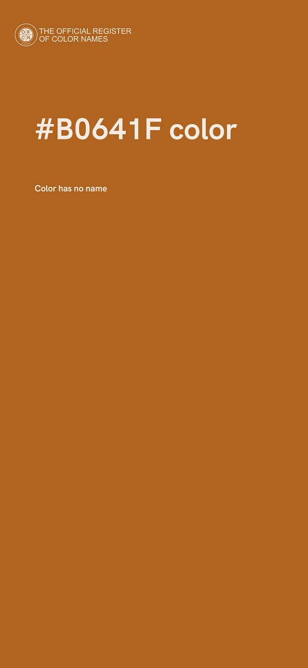 #B0641F color image