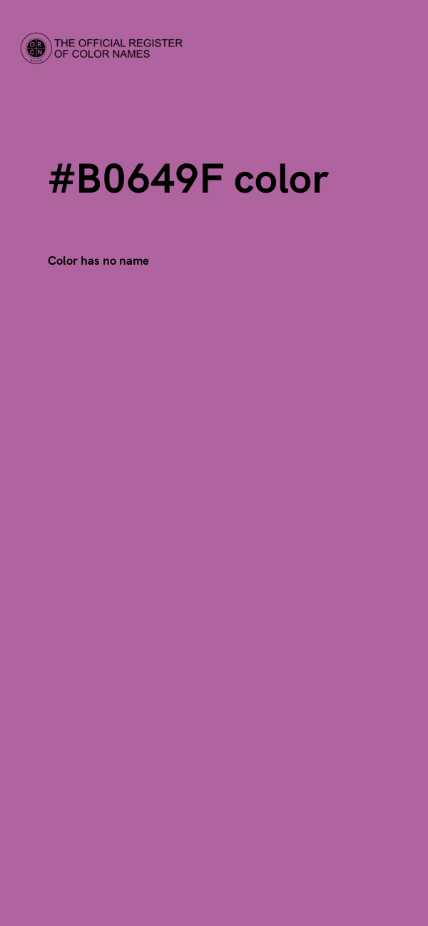 #B0649F color image