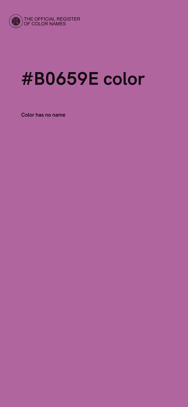 #B0659E color image