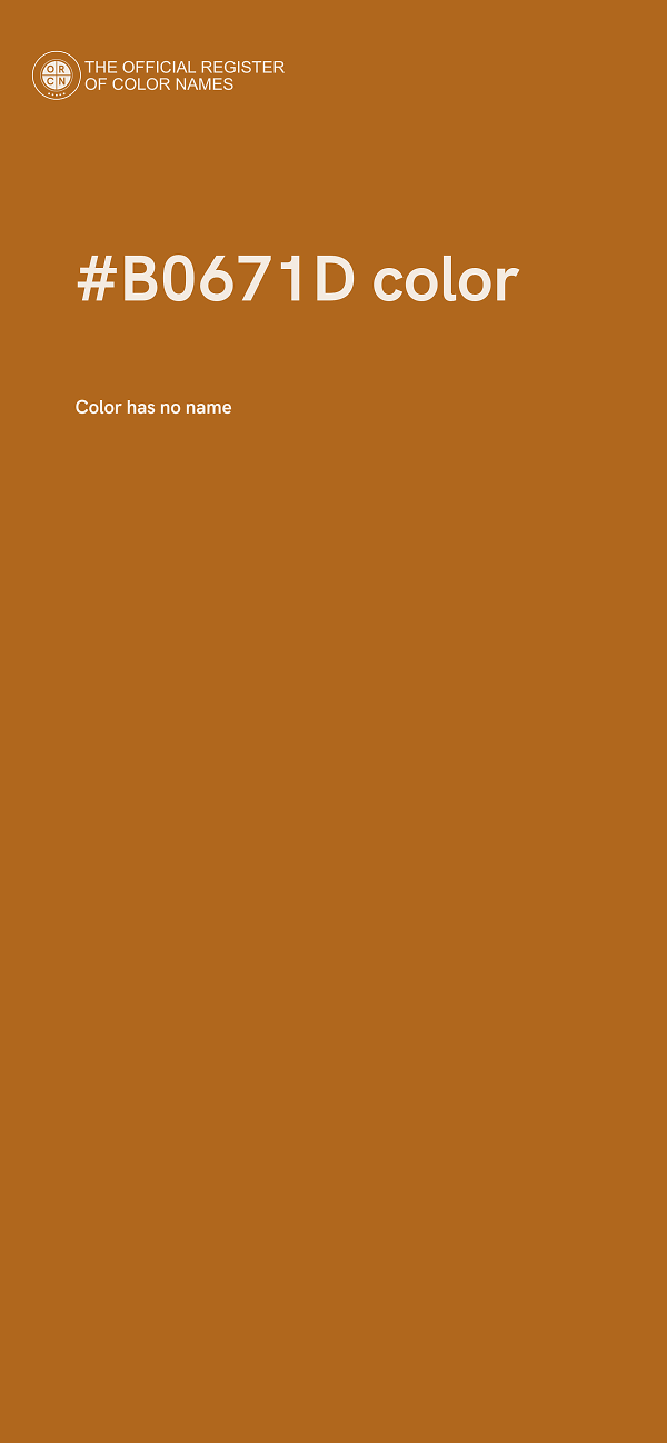 #B0671D color image