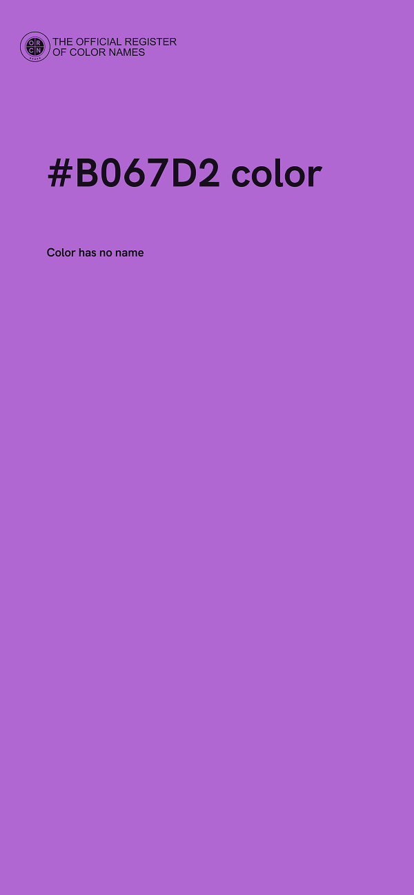 #B067D2 color image
