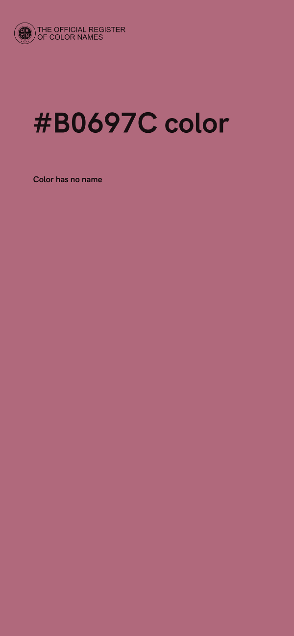 #B0697C color image