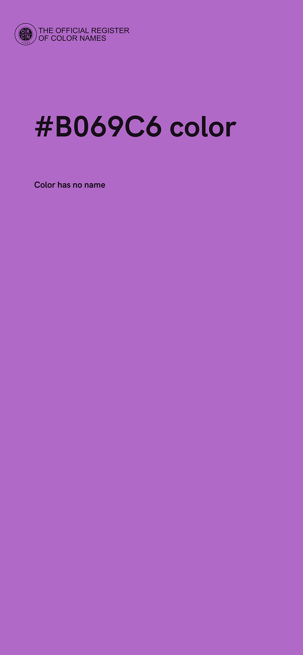 #B069C6 color image