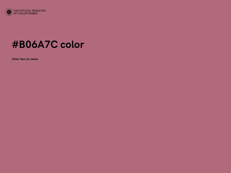 #B06A7C color image