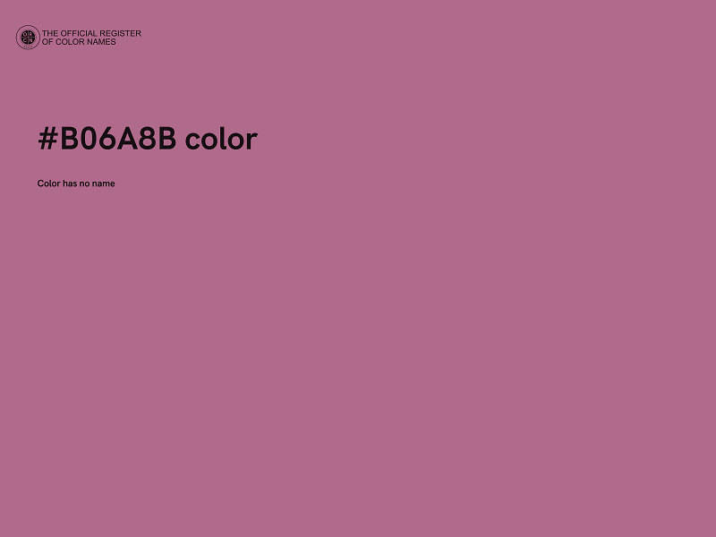 #B06A8B color image