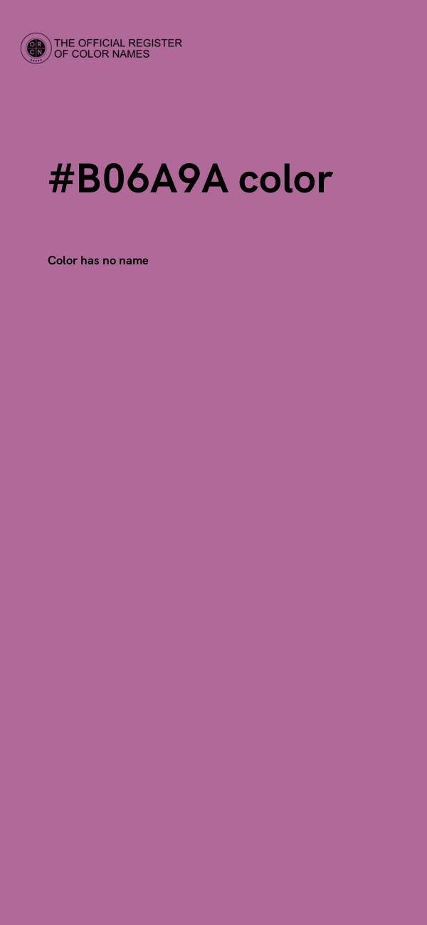 #B06A9A color image