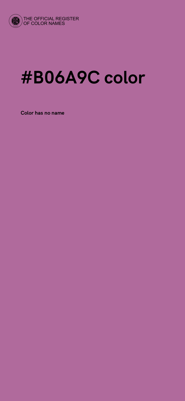 #B06A9C color image