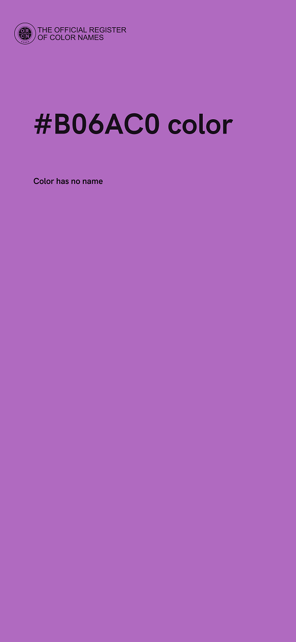 #B06AC0 color image
