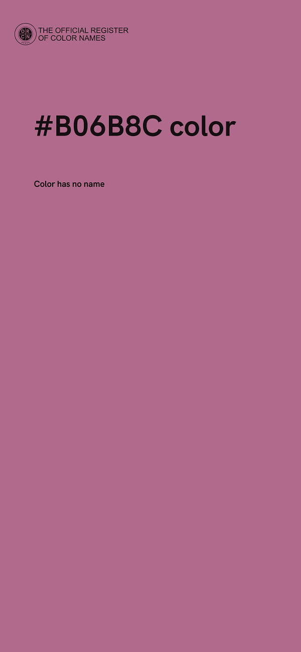 #B06B8C color image