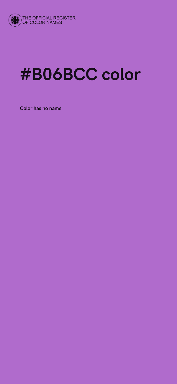 #B06BCC color image