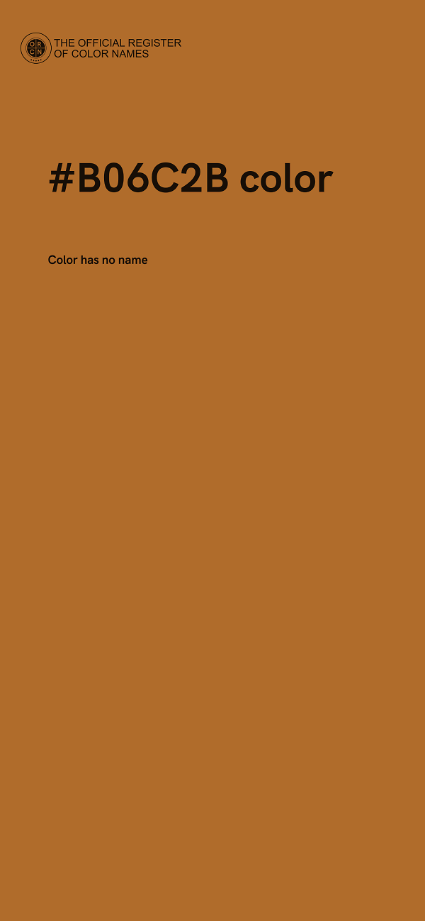 #B06C2B color image