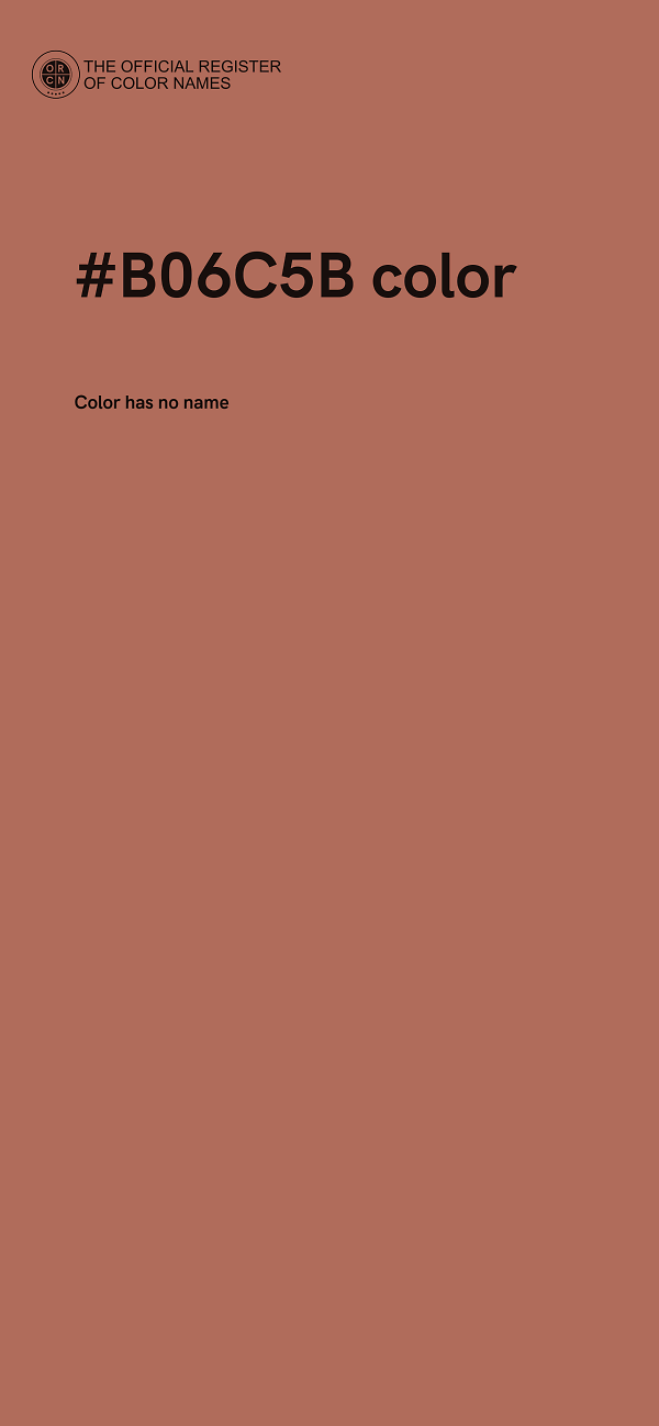 #B06C5B color image